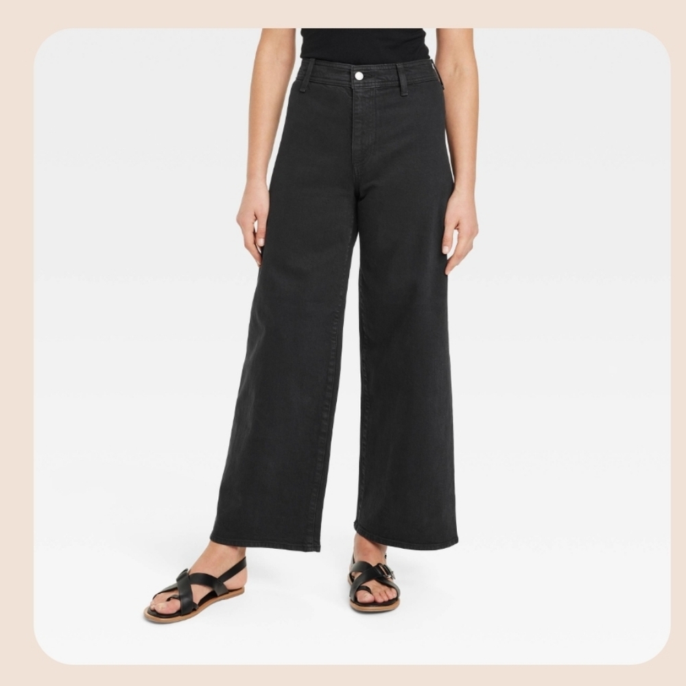 Universal Thread Black Wide Leg Jeans